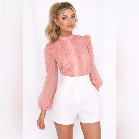 Zimmermann Mae Ruffled Ramie Shirt co NWT AUS 0=US 4 - Picture 1 of 14